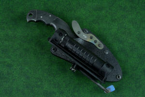 Appearance of the HULA on Jay Fisher's tactical, combat, counterterrorism knives